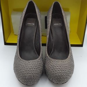 Dolce Vita suede studded heels
